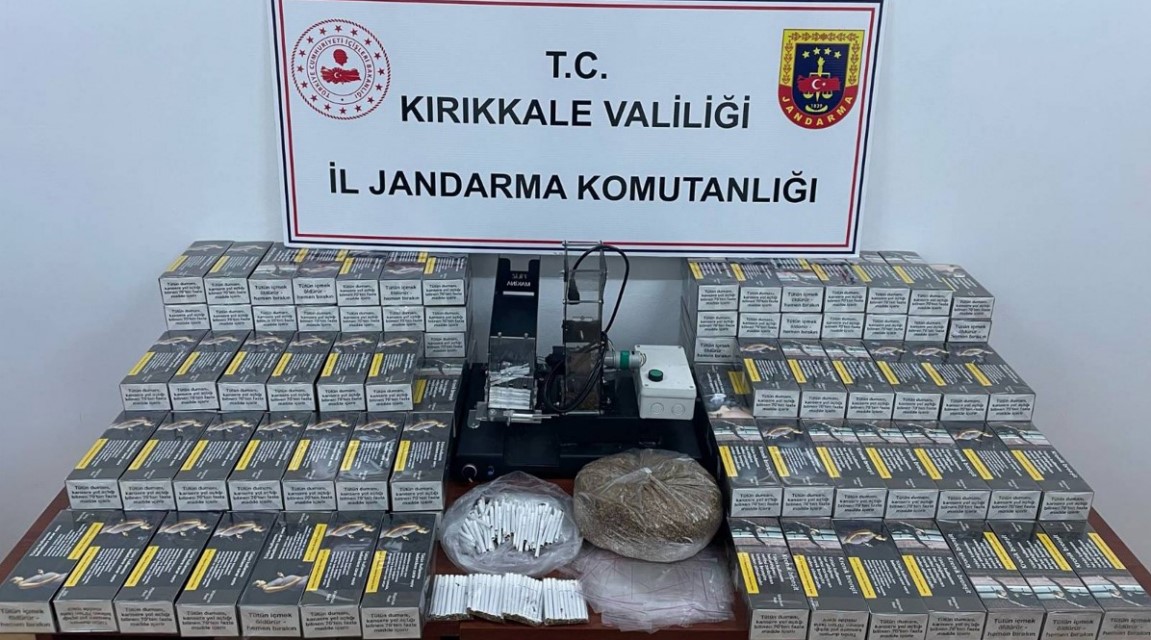 Kırıkkale'de kaçak tütün baskını!