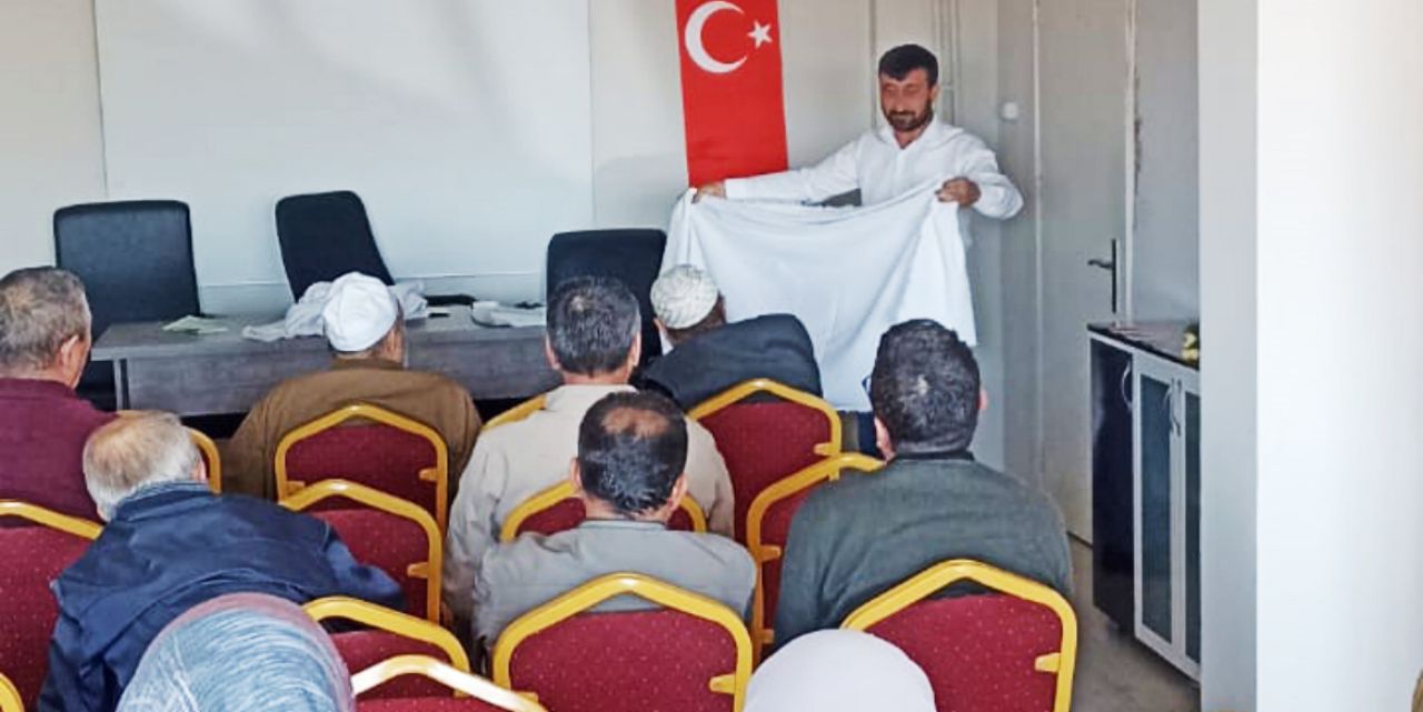 İlçe Müftülüğü hacı adaylarını bilgilendirdi