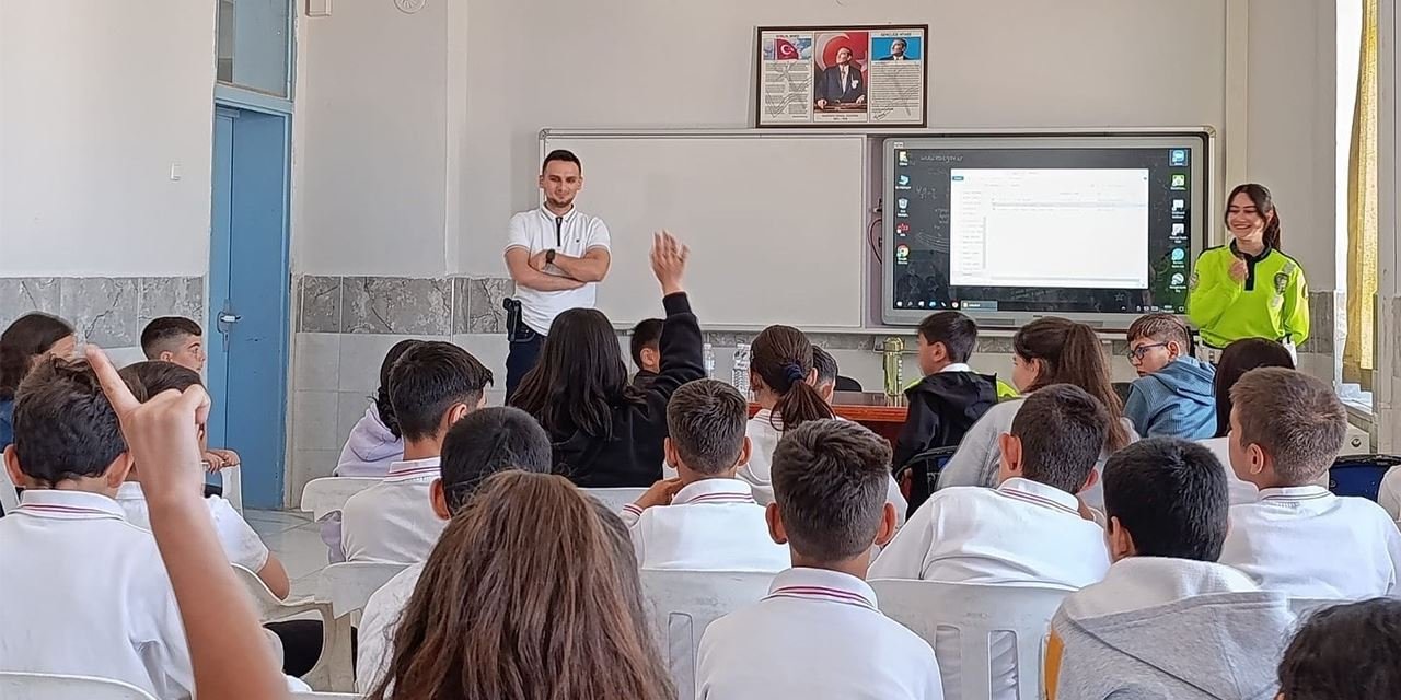 Karapınar’da öğrencilere trafik bilinci aşılandı