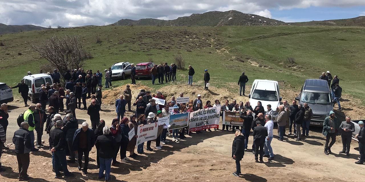 Zara köylerinden maden tepkisi: “Havama, Suyuma, Toprağıma Dokunma!”