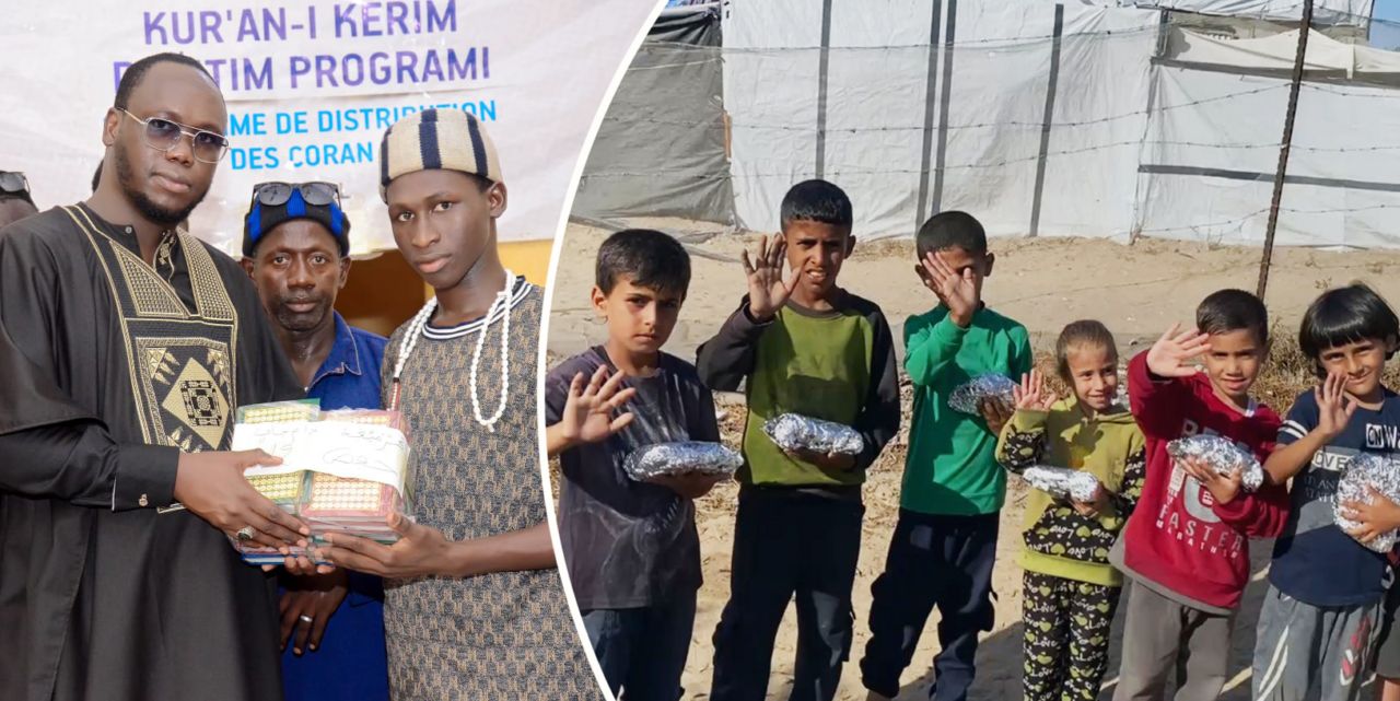 Senegal'de Kuran-ı Kerim, Gazze'de yardım dağıtıldı