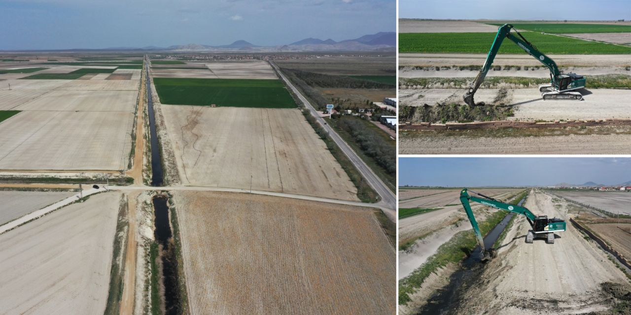 DSİ ekiplerinden kanal operasyonu