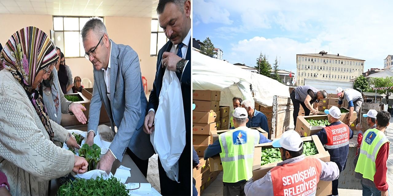 Seydişehir’de 450 bin ata tohumu fidesi dağıtıldı