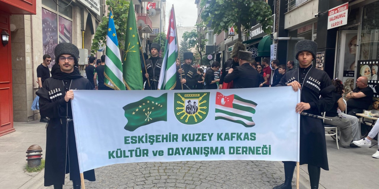 Eskişehir’de 21 Mayıs Çerkes Soykırımı yürüyüşü gerçekleştirildi