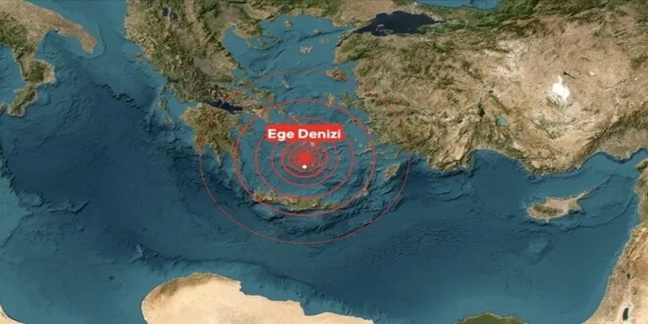 Ege Denizi’nde peş peşe iki deprem meydana geldi