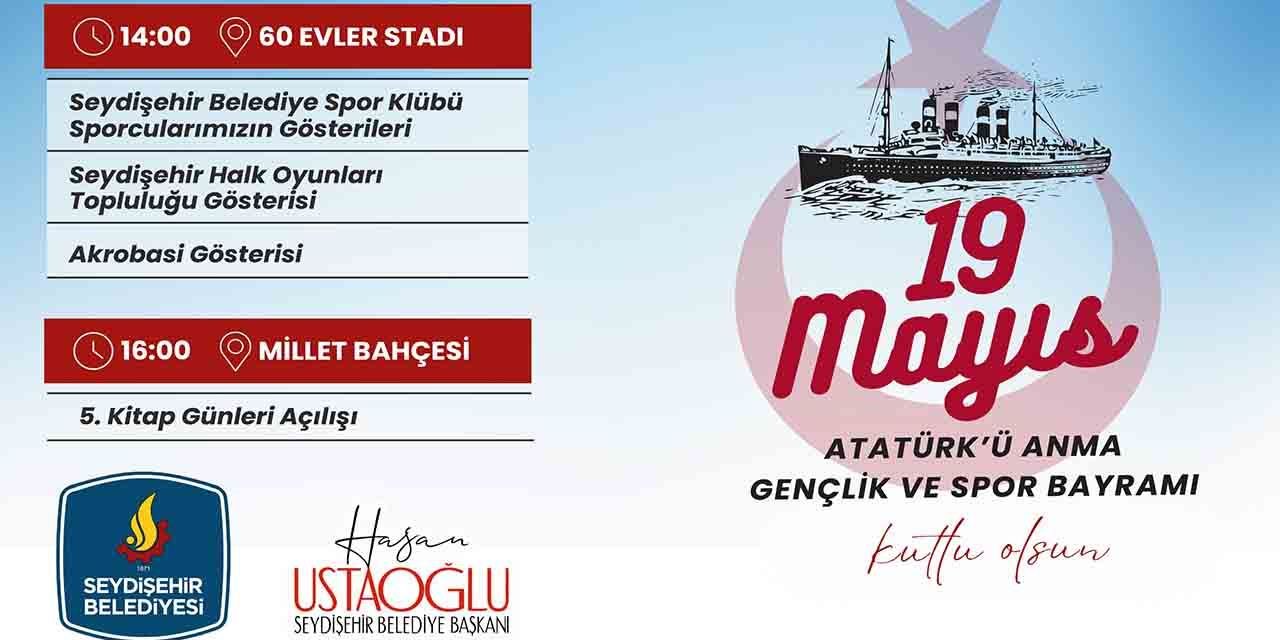 Seydişehir’de 19 Mayıs coşkusu stadyuma taşınıyor