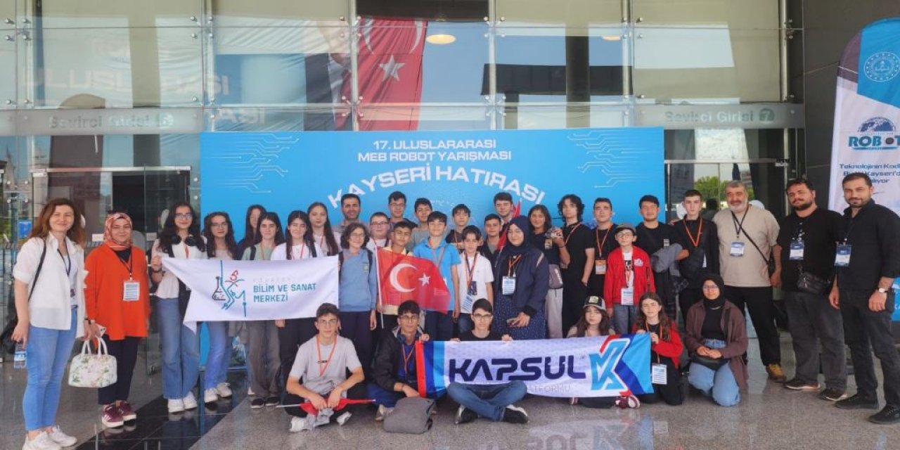 Kapsül’den MEB Robot Yarışması’nda gövde gösterisi: 6 derece birden