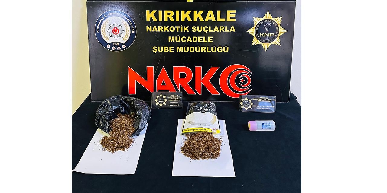 Kırıkkale'de uyuşturucu operasyonu: iki şüpheli tutuklandı