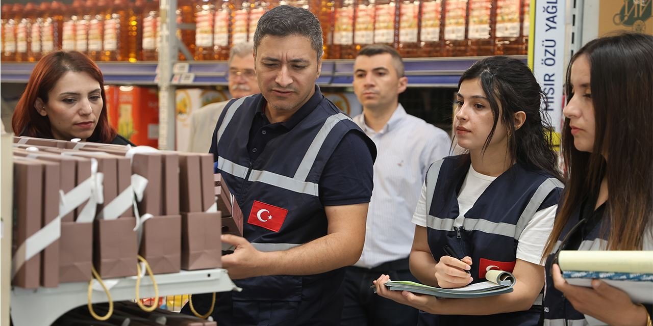 Konya’da raflar mercek altında: Bayram öncesi etikete sıkı takip