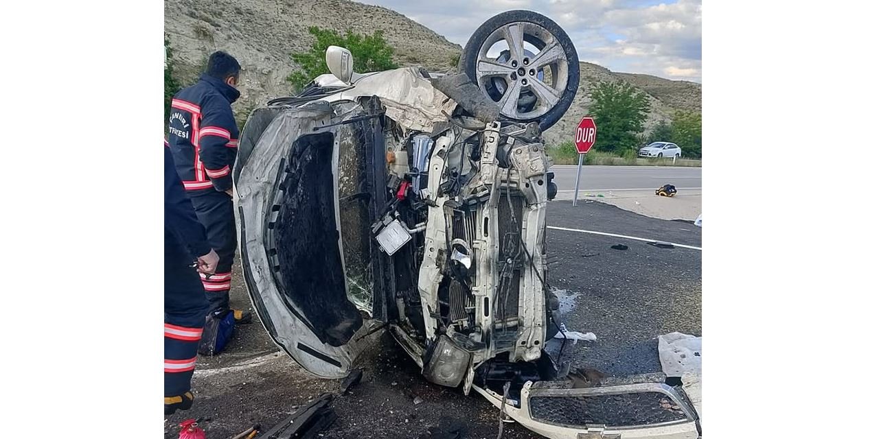 Çankırı’da takla atan otomobil kazasında 1 kişi hayatını kaybetti