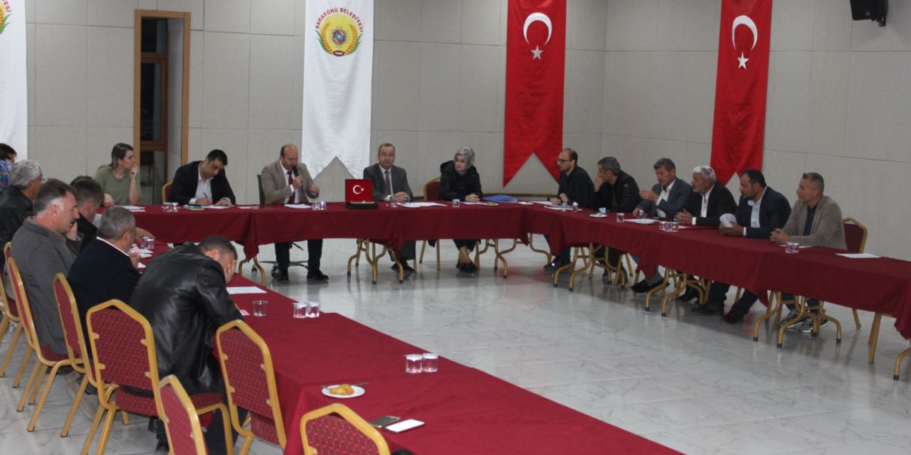 Sarayönü Belediyesi Haziran ayı meclisi toplandı