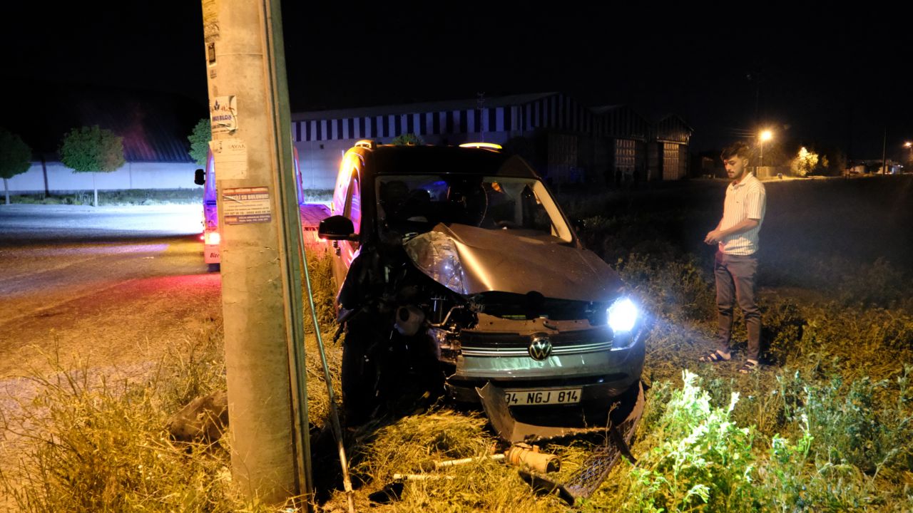 Konya Karapınar’da trafik kazası 5 kişi yaralandı