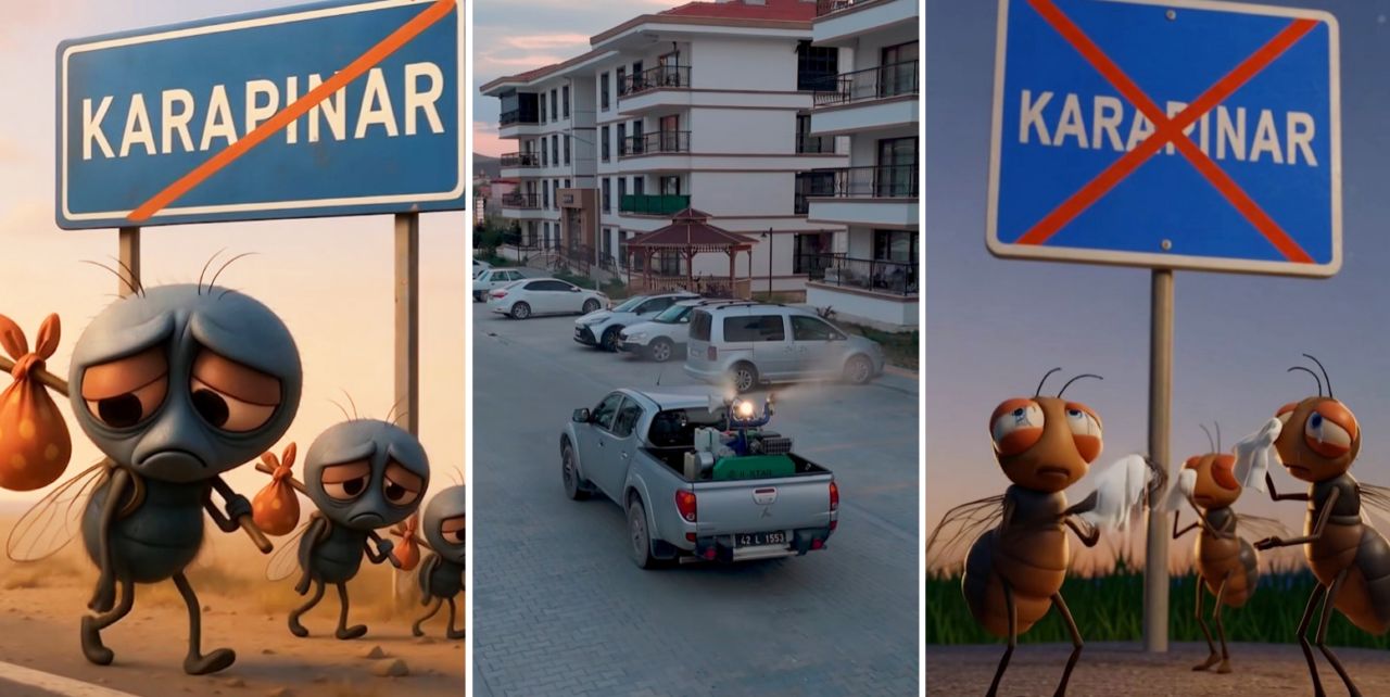 Animasyonlu ilaçlama duyurusu
