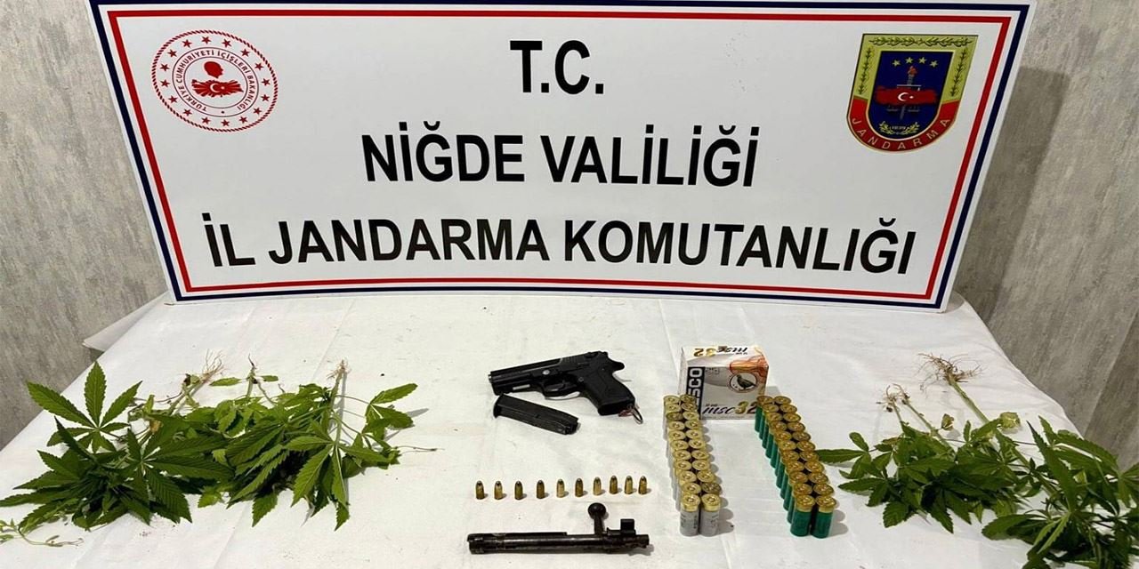 Niğde’de uyuşturucu ve silah operasyonu: 1 kişi gözaltında