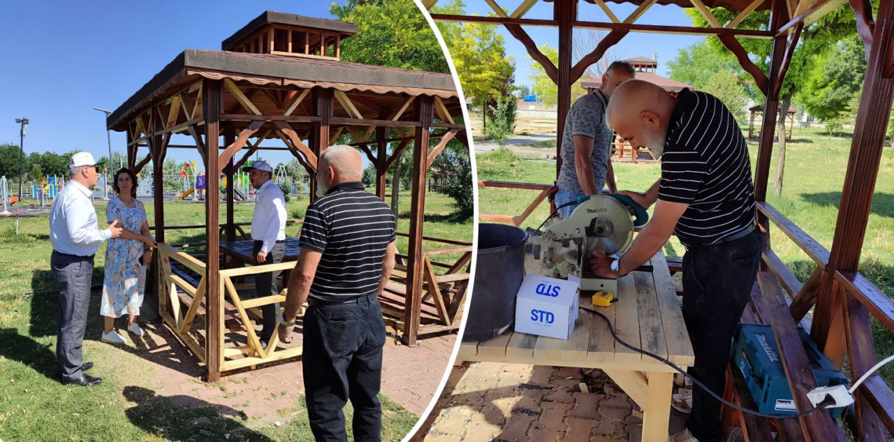 Alparslan Türkeş Parkı’nda onarım ve yenileme çalışmaları başladı