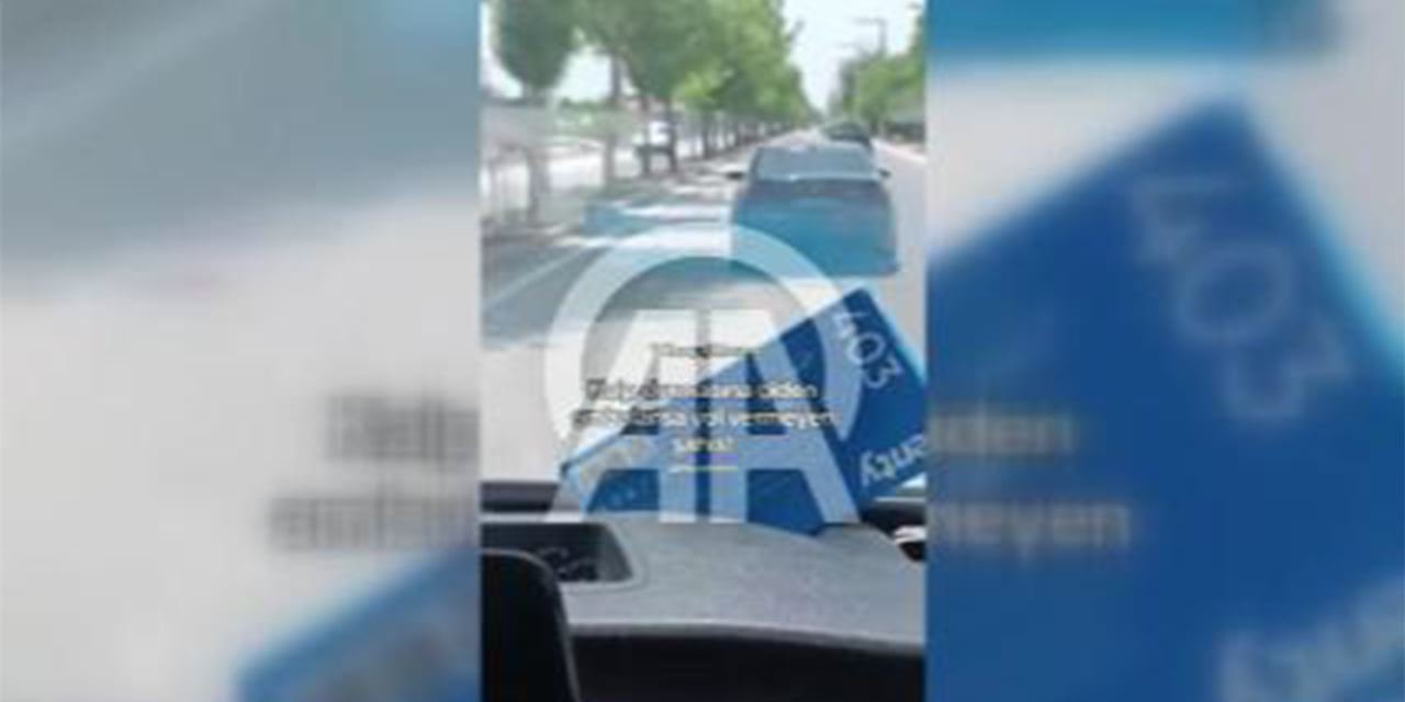 Ambulansa yol vermedi bedelini ağır ödedi