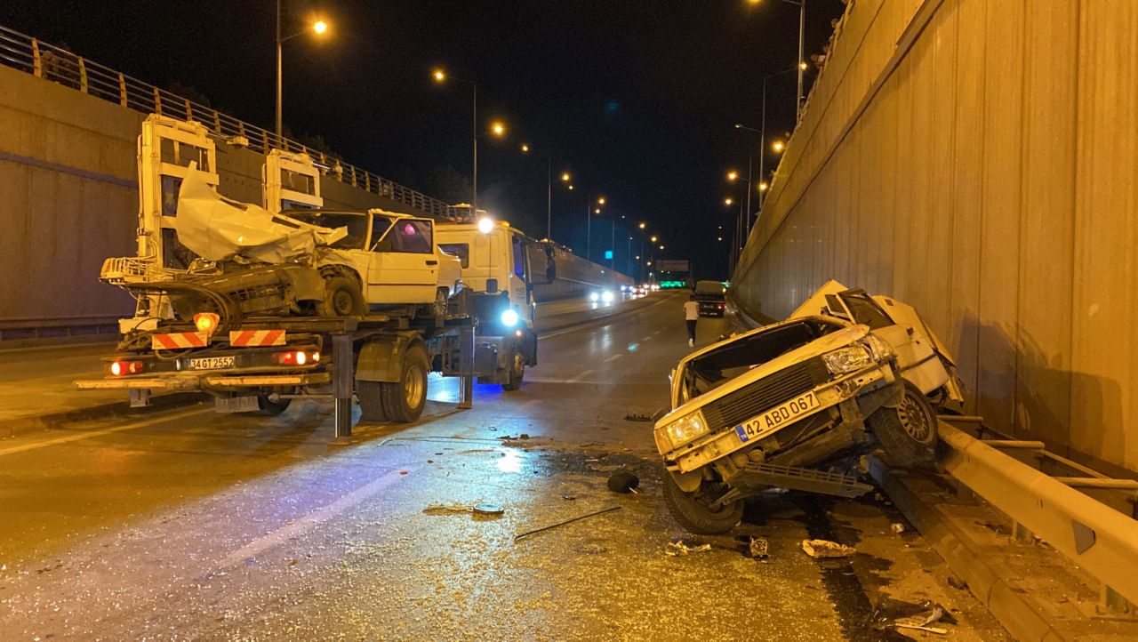 Konya'daki kazalarda 7 kişi hayatını kaybetti
