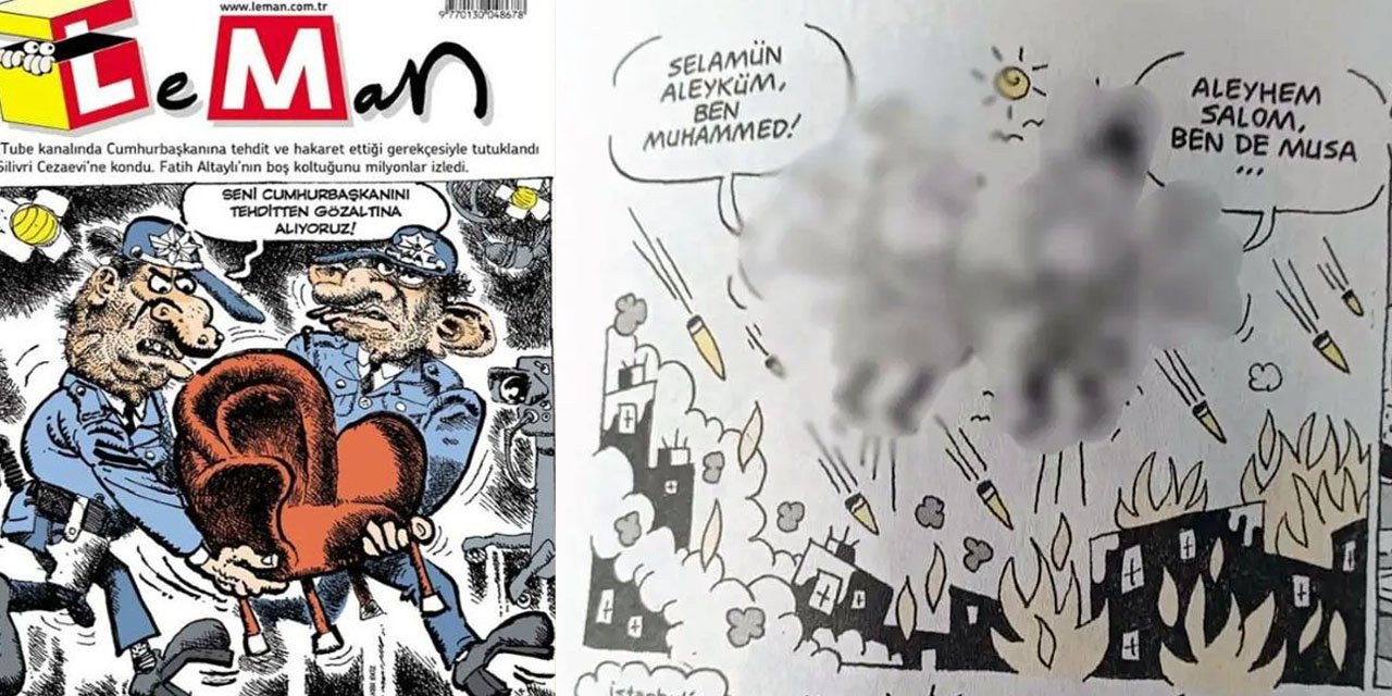 Leman dergisinden skandal karikatür