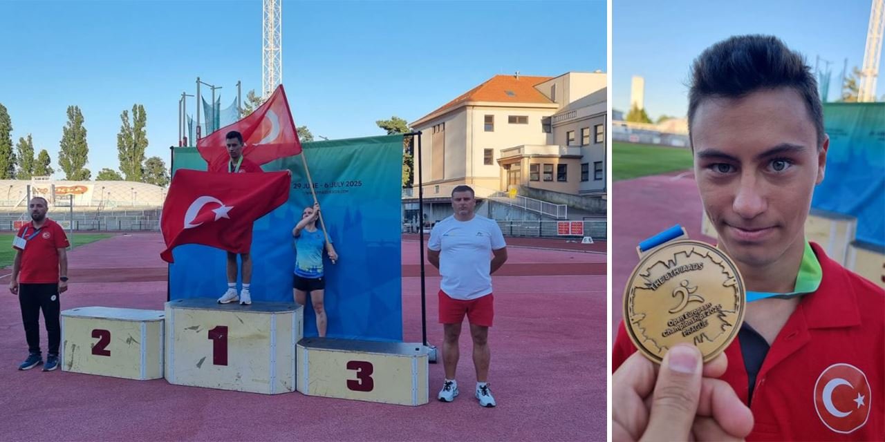 DOSD Meram’ın milli sporcusu Avrupa şampiyonu oldu