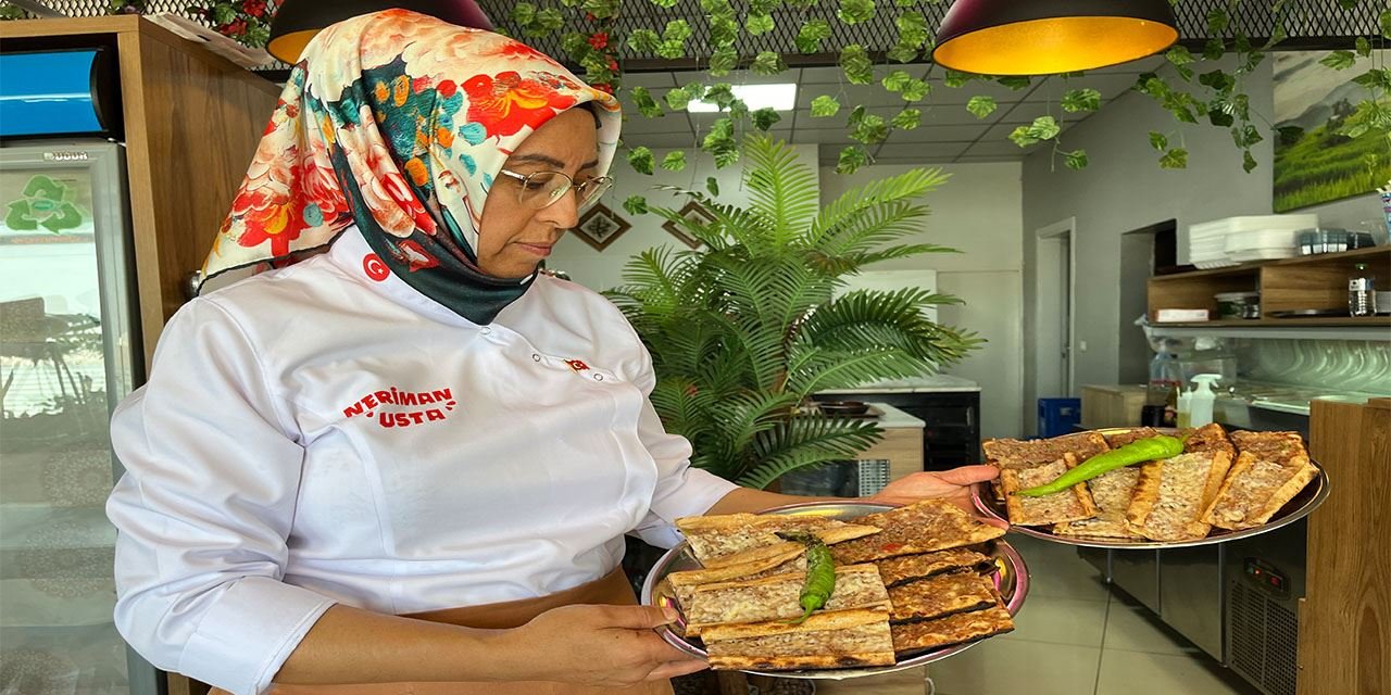 Konya’da etli ekmeğin kadın ustası