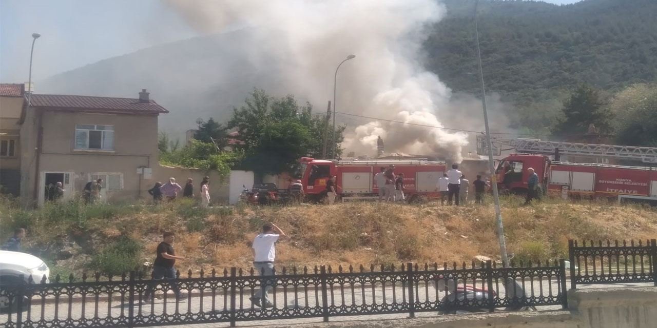 Ev yangını can aldı