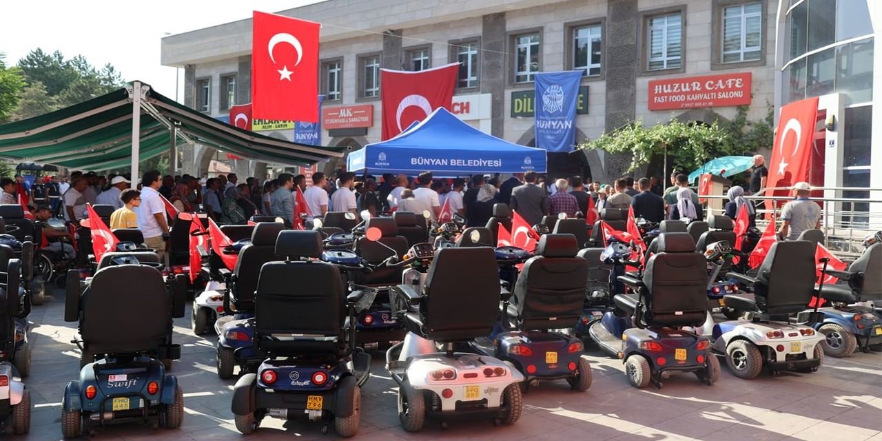 Bünyan’da umut tekerlekle geldi: Engeller birlikte aşıldı