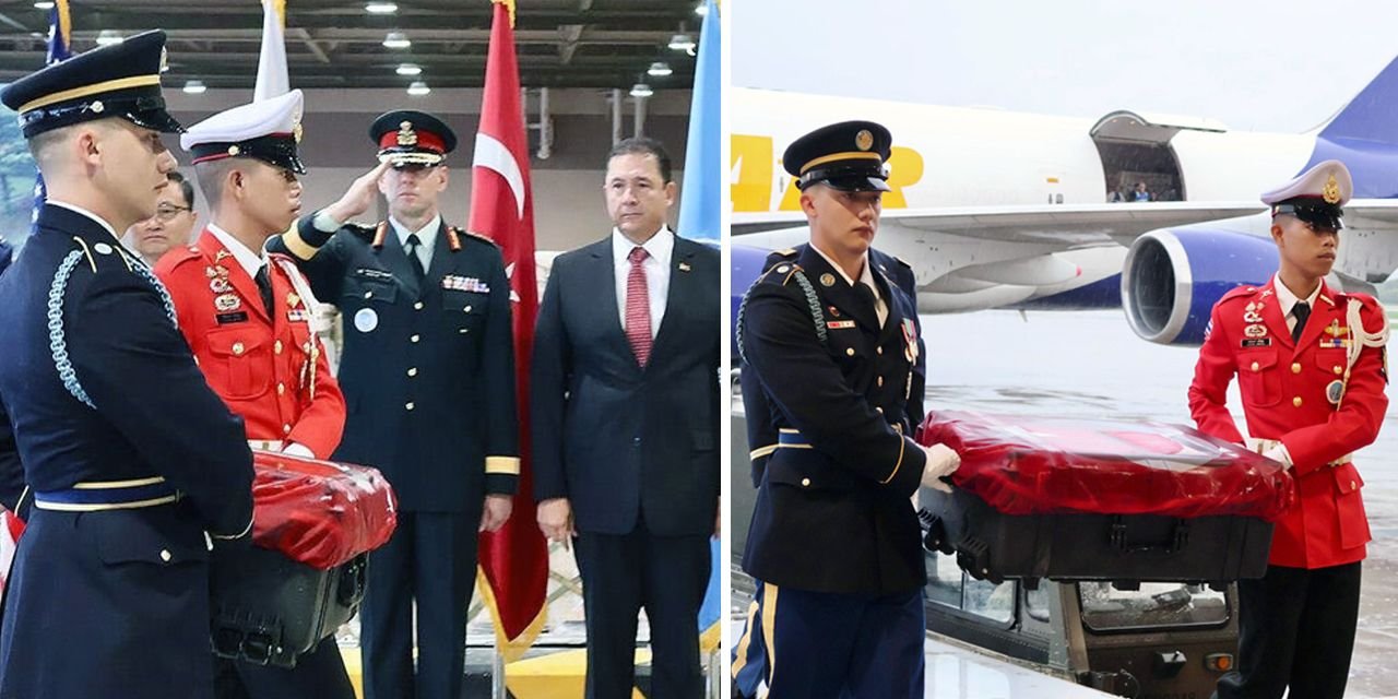 4 Türk askerinin naaşı 75 yıl sonra vatanına döndü