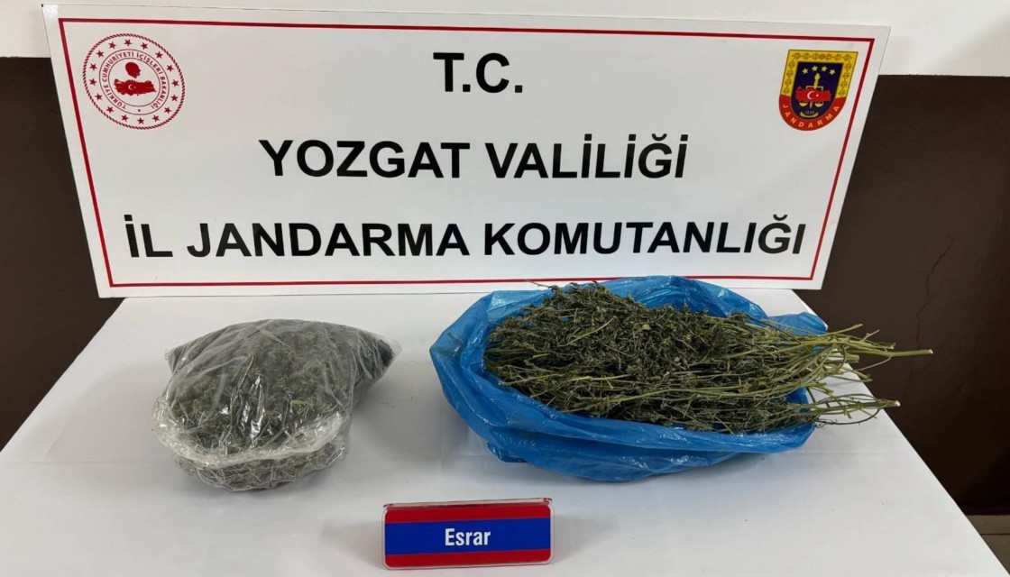 Yozgat’ta ilçeler arası uyuşturucu sevkiyatına operasyon