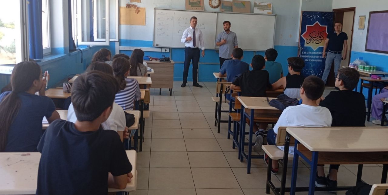 Sarayönü’nde LGS hazırlık kursları ziyaret edildi