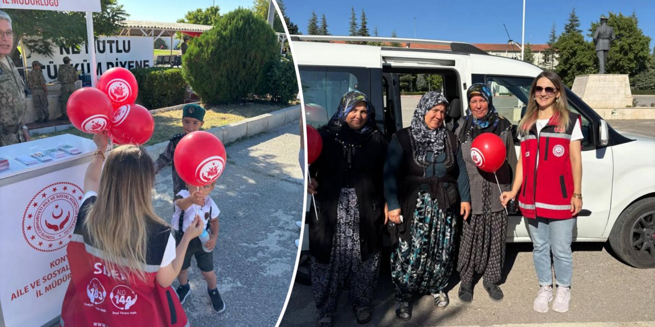 Asker ailelerine sosyal hizmetleri anlattılar