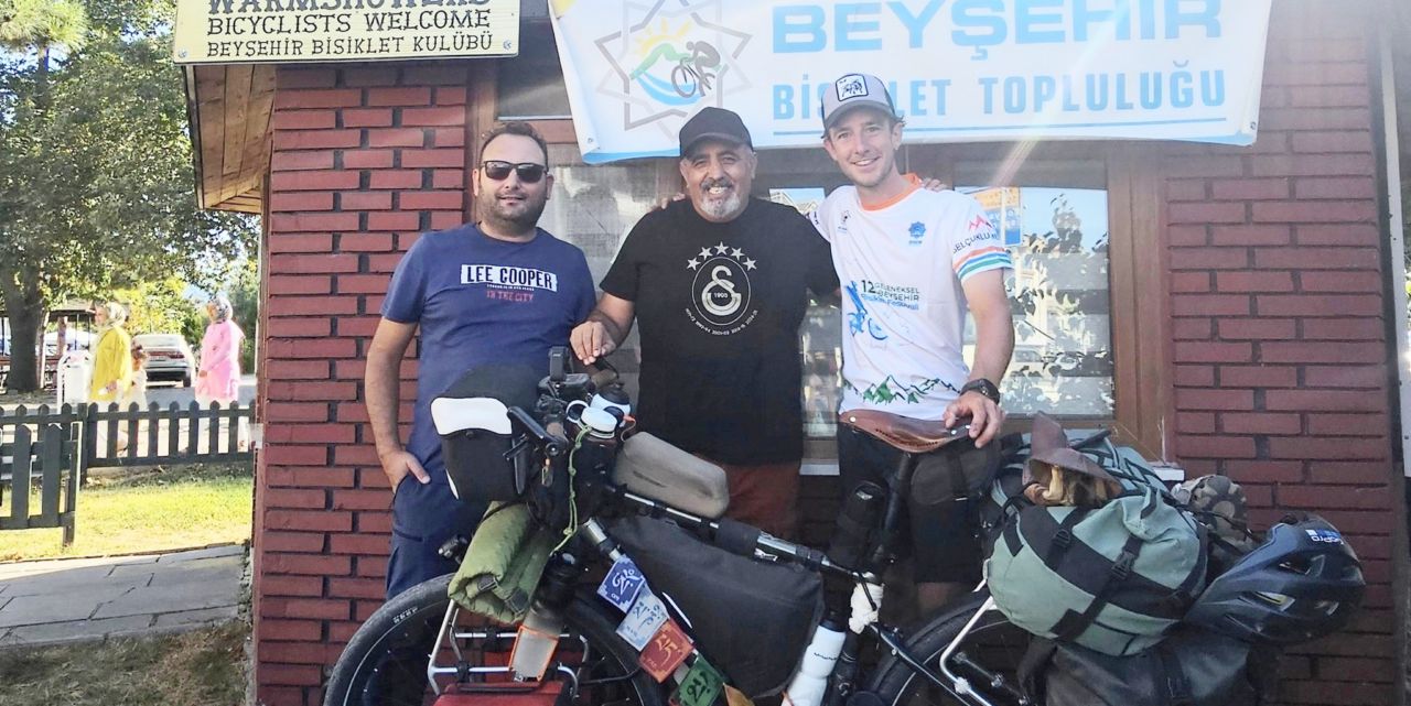 Bisikleti ile 3 bin 775 kilometre yol kat etti