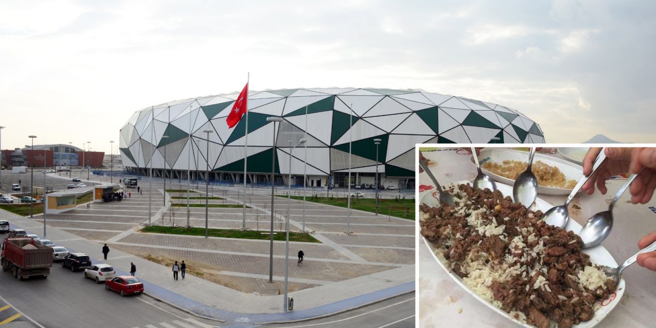 Büyükşehir Stadyumuna düğün pilavı geliyor