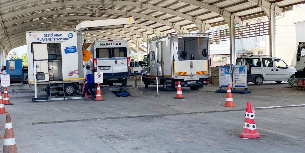Gezici istasyon Sarayönü'ne geliyor; Eylül ayı araç muayeneleri yapılacak