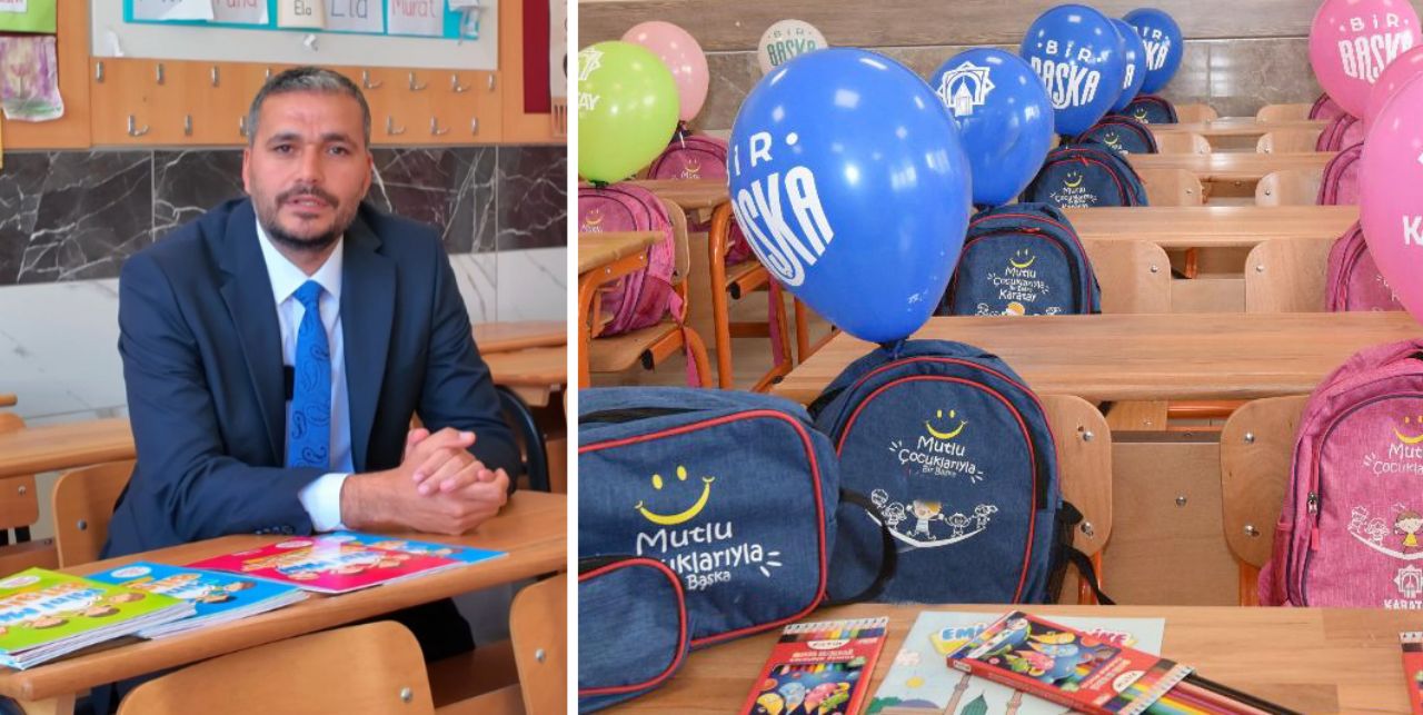 Ilgın'da okula yeni başlayacak öğrencilere sürpriz