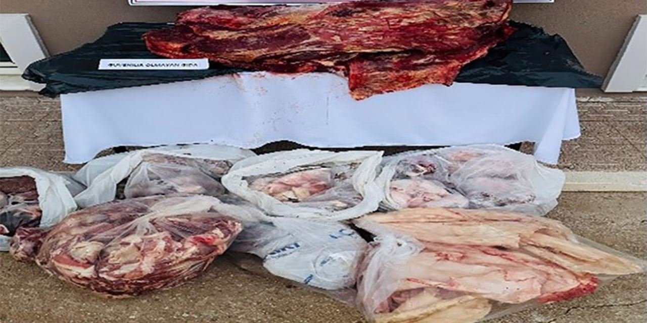 Jandarma’dan büyük denetim: 250 kilo mühürsüz et ele geçirildi