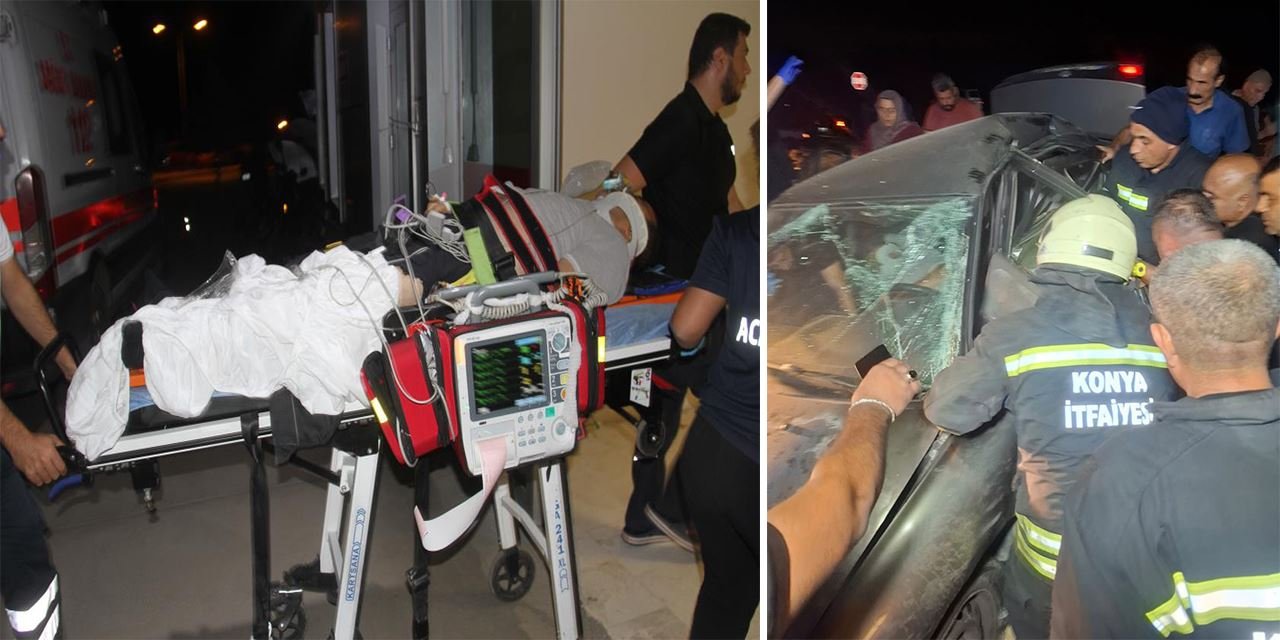 Kavşakta feci kaza: 2'si ağır 4 Yaralı