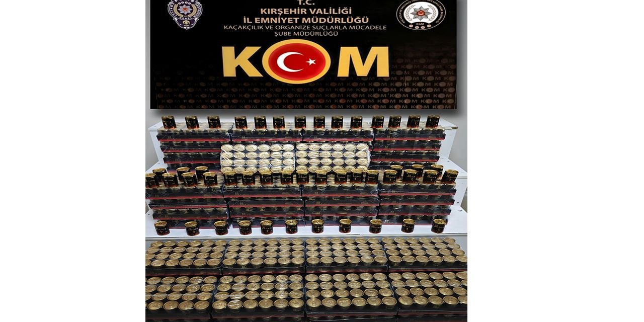 Kırşehir polisi kaçak ürünleri depoda yakaladı: 1 gözaltı