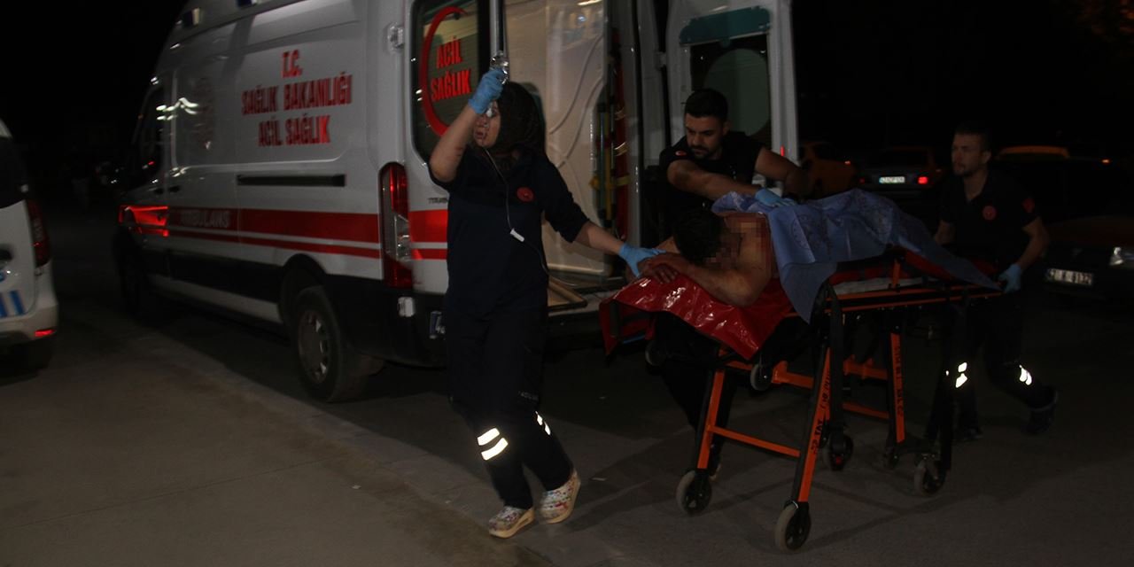 Tartışma kanlı bitti: 1 kişi hastaneye kaldırıldı