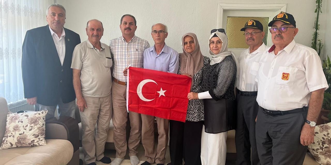 Yıllar sonra gelen ziyaret, Kıbrıs gazisini duygulandırdı
