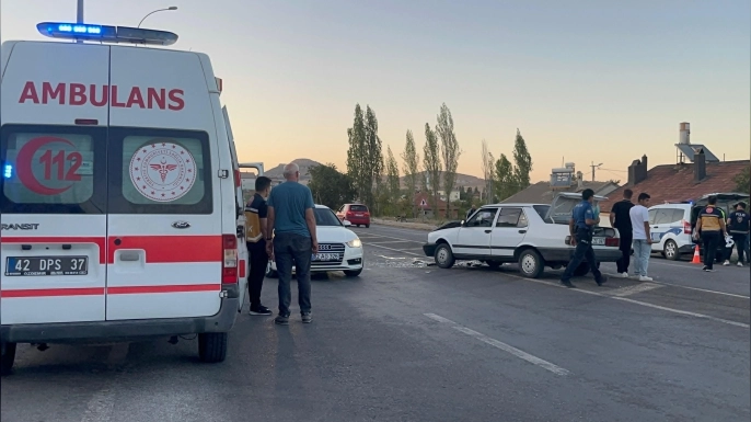 Konya'da kaza paniği: 2 kişi yaralandı