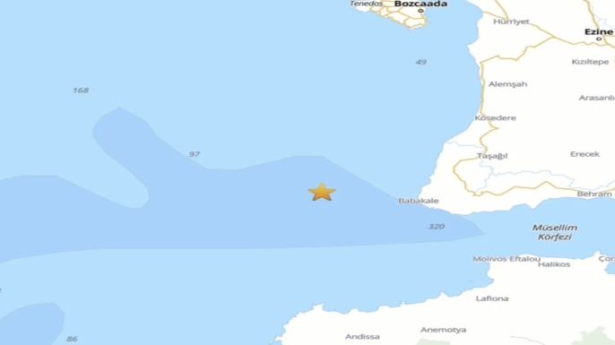 Çanakkale’de 4.0 büyüklüğünde deprem!