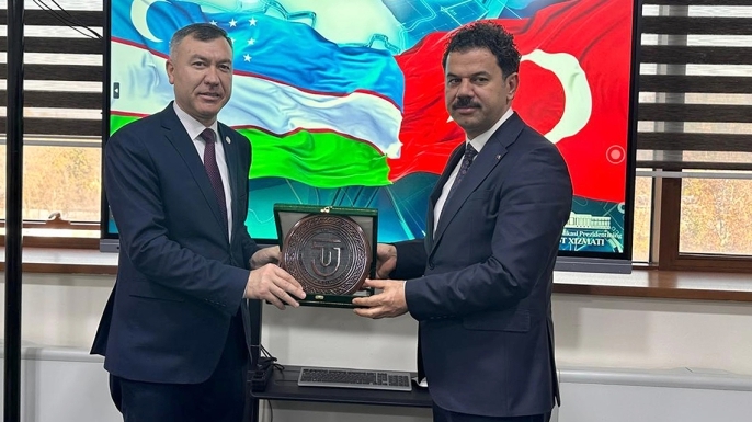 Rektör Yılmaz’dan Özbekistan’da akademik iş birliği adımları