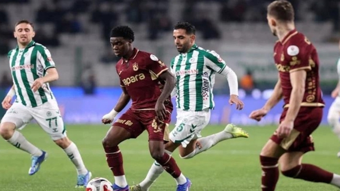 Konyaspor evinde coştu: Trabzonspor’a geçit vermedi