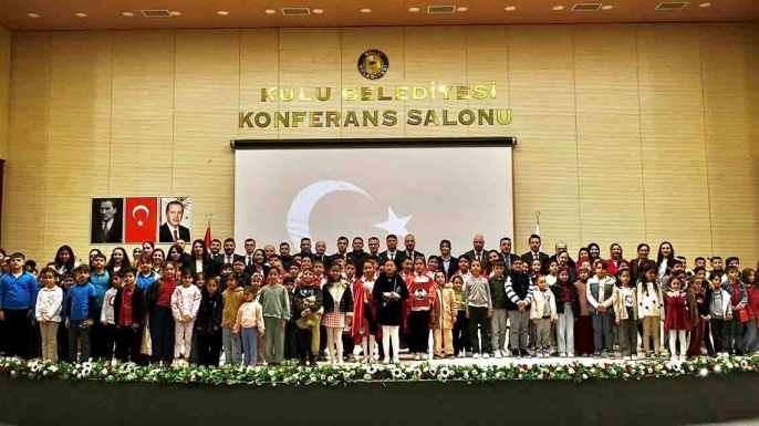Kulu'da 23 Nisan coşkusu: Çocuklar bayramı doyasıya yaşadı