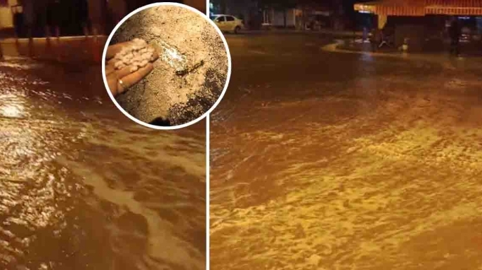 Konya’da sağanak yağış sel getirdi: Bir ilçe sular altında kaldı