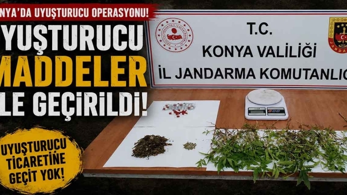 Konya'da uyuşturucu tacirlerine büyük operasyon: 38 gözaltı, 2 tutuklama