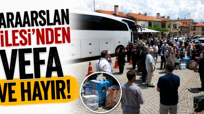 Karaarslan Ailesi’nde vefa ve hayır bir arada yaşandı
