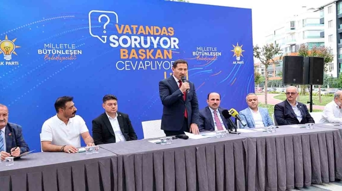 Karatay'da halkla buluşma: Başkanlar yatırımları anlattı, vatandaş dertleşti
