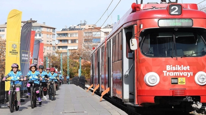 Konya’da bisiklet tramvayı bakıma alınıyor: 1 gün hizmet vermeyecek