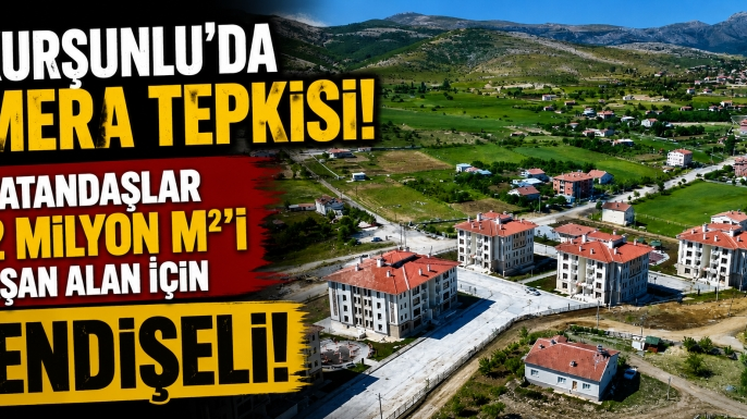 Kurşunlu’da mera tepkisi; Vatandaşlar 2 milyon m2 aşan alan için endişeli!